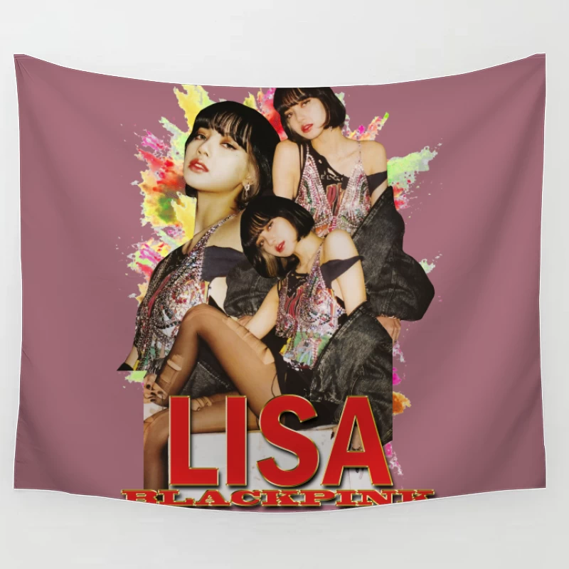 LISA from BLACKPINK: K-pop Fashion and Performance Tapestry