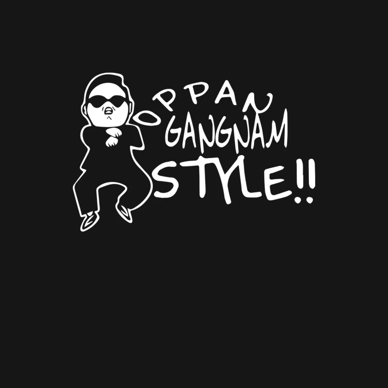 Oppan Gangnam Style  Funny Female Long Sleeve T-Shirt