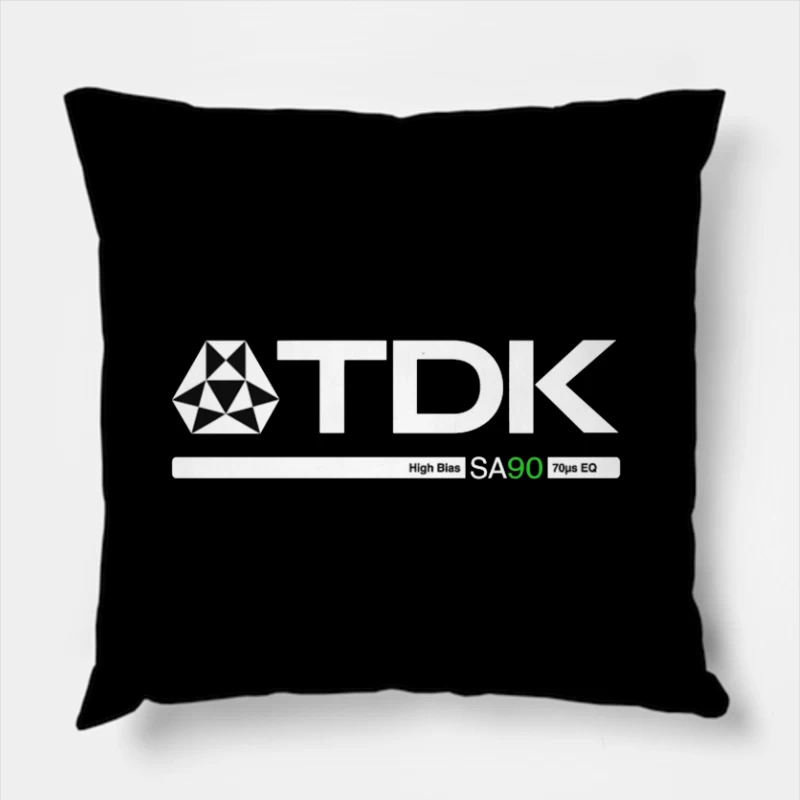 TDK RETRO Throw Pillow