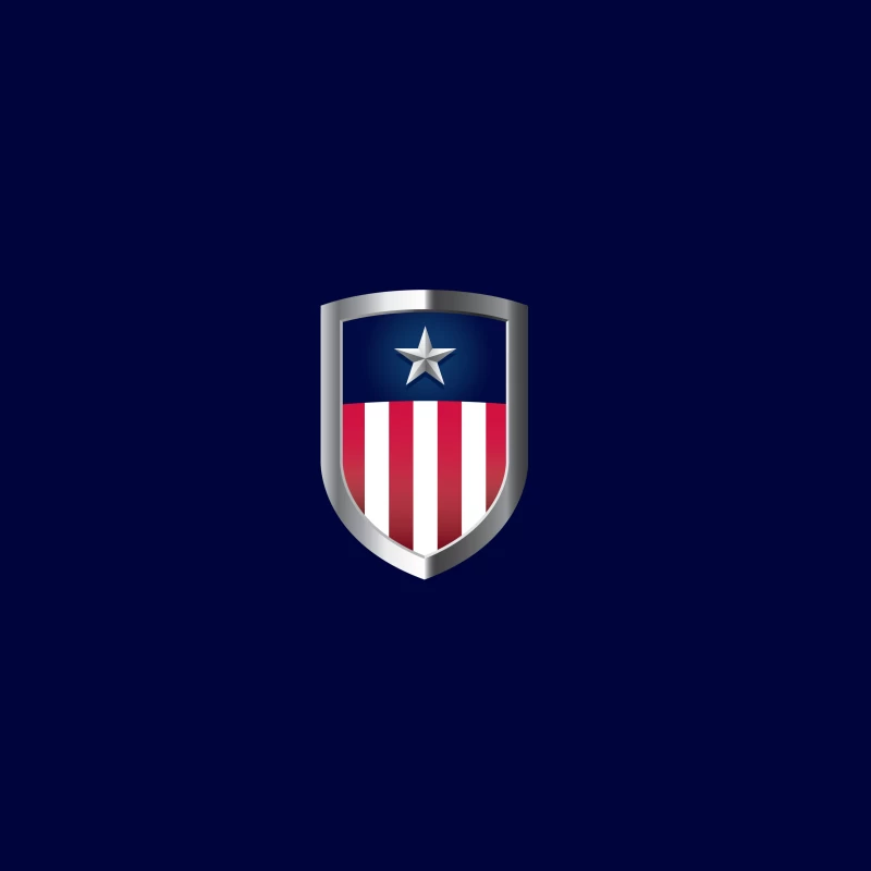 Star and Stripes Shield Coffee Mug