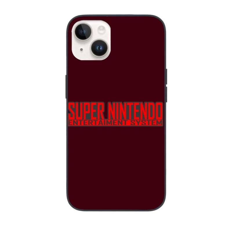 Super Nintendo Entertainment System Logo iPhone Case