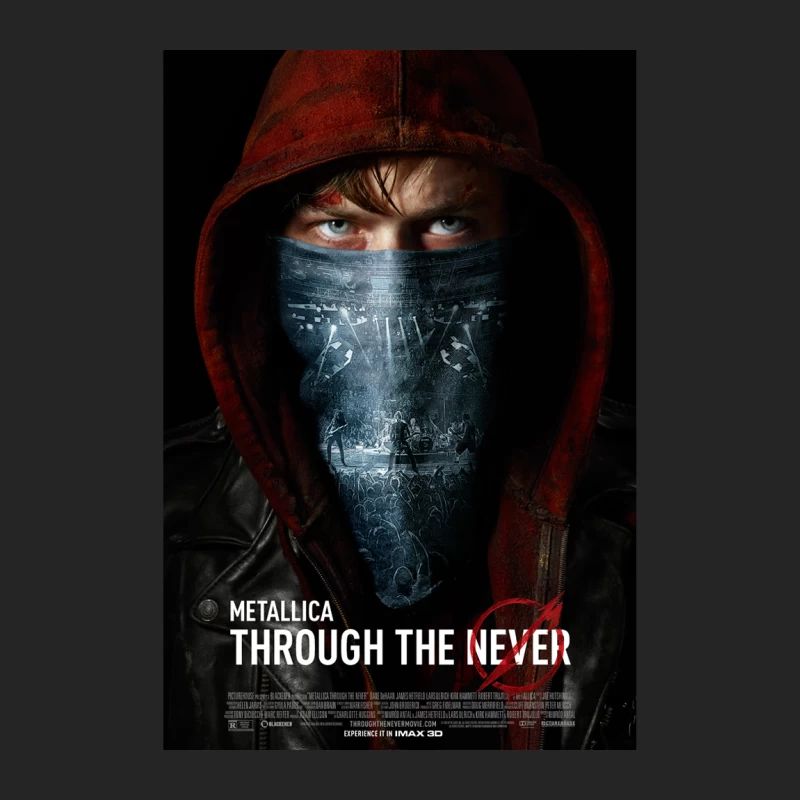 Metallica's Mysterious Masked Figure: Through the Never Movie Poster Male Pullover Sweatshirt