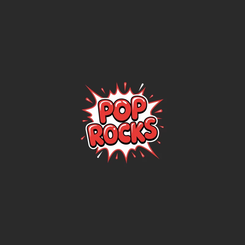 Retro Comic-Style Pop Rocks Candy Typography Explosion Baseball Cap