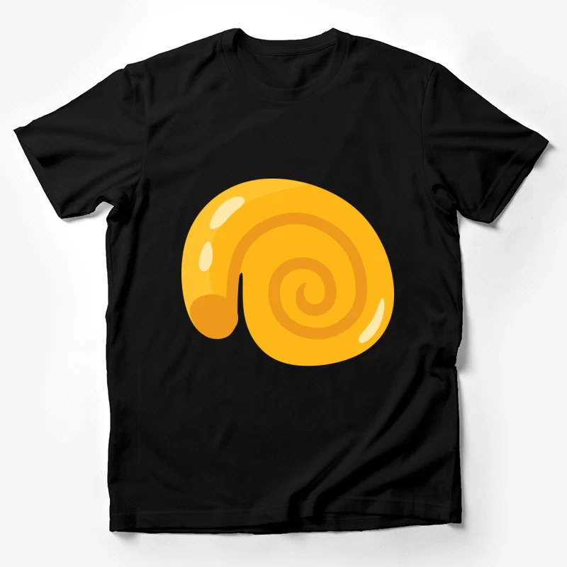 Coquillage doré en spirale Homme T-Shirt