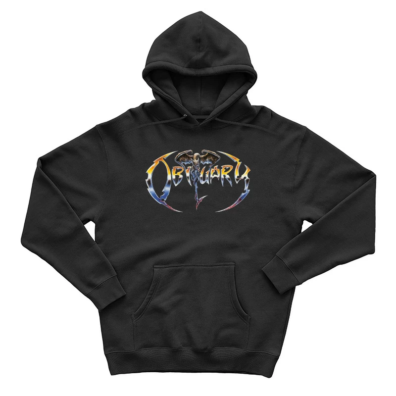 Obituary The End Complete Logo Male Pullover Hoodie