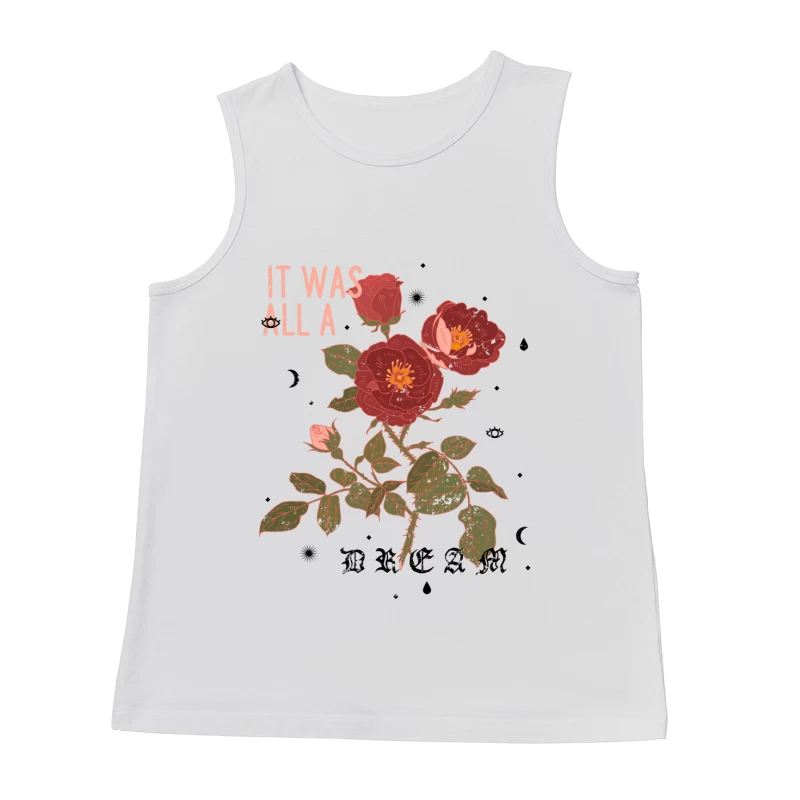 Fleurs de Rêve sur Fond Blanc Homme Débardeur