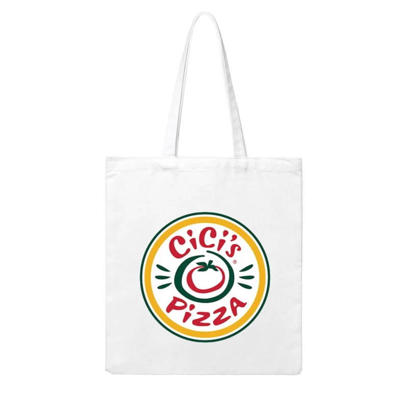 CiCi's Pizza Restaurant Chain Logo with Tomato Symbol Cotton Tote Bag