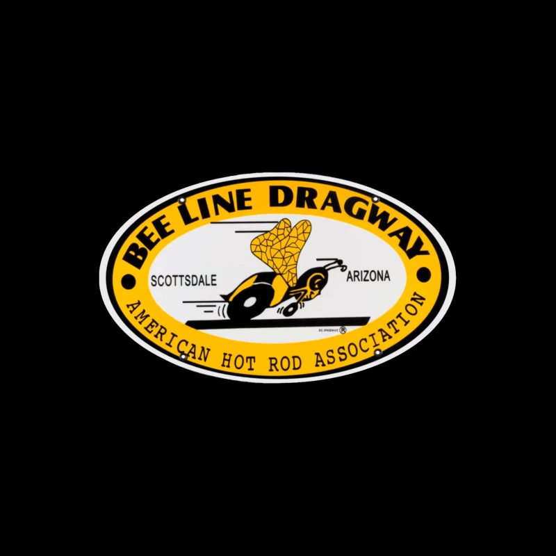 Bee Line Dragway Vintage Desk Mat