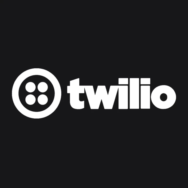 Twilio logo Male Pullover Hoodie