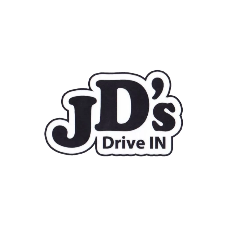 JD's Drive-In Throw Pillow