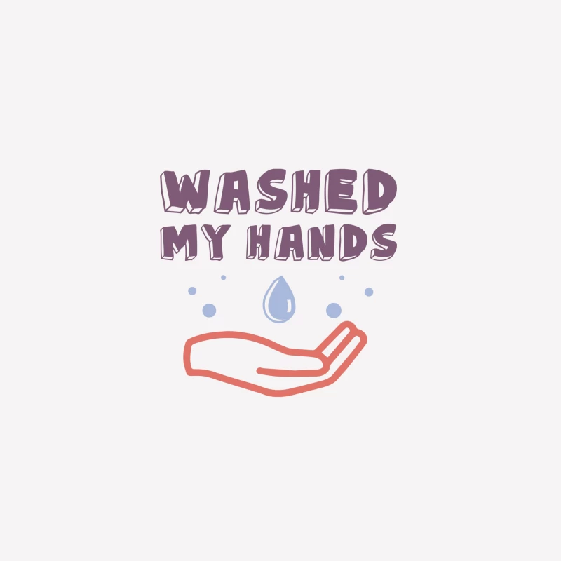 Illustration sur le lavage des mains Femme T-Shirt