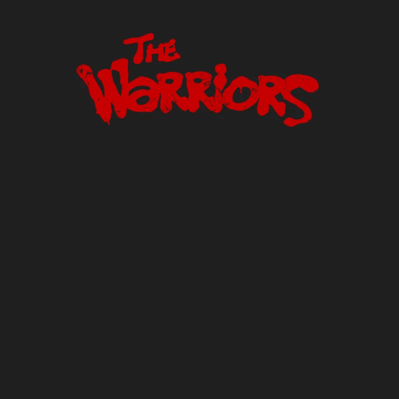 The Warriors Red Retro Movie Title Typography Male Tank Top