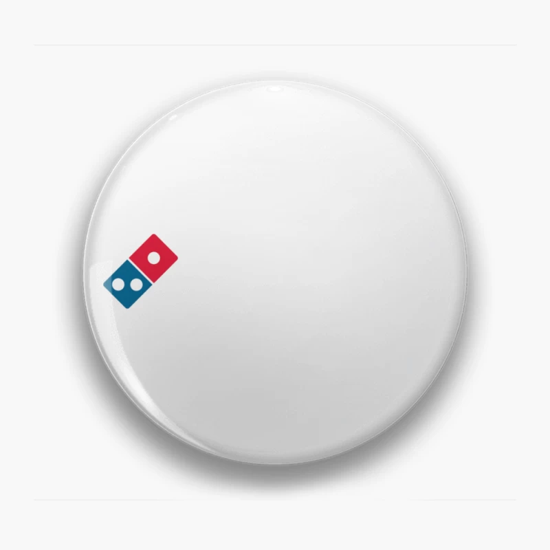 Domino's Pizza Minimalist Brand Logo Pin