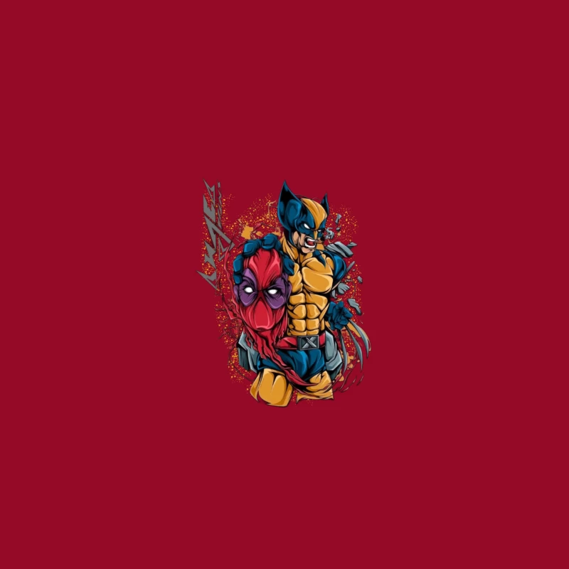 Wolverine and Spider-Man Mashup iPhone Case
