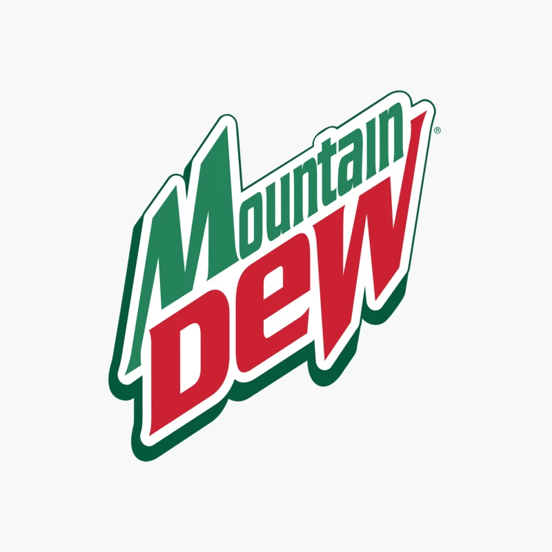 Mountain Dew Classic Brand Logo Design Cotton Tote Bag