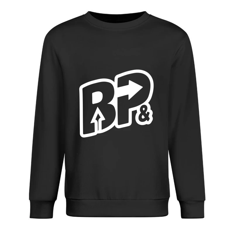 Logo mit Pfeil und Buchstabe Herren Pullover Sweatshirt
