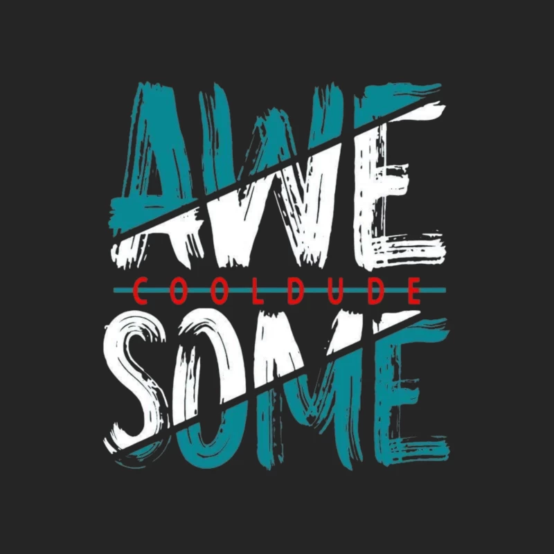 Awesome Cool Dude Graphic Male Pullover Sweatshirt