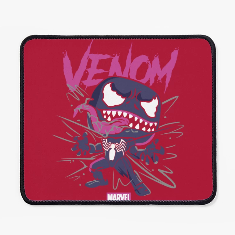 Cartoon Venom Character Illustration Mouse Pad
