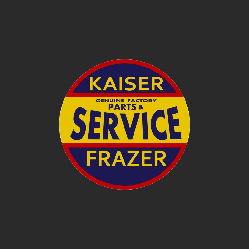 Vintage Kaiser Frazer Automotive Service and Parts Dealership Sign Baseball Cap