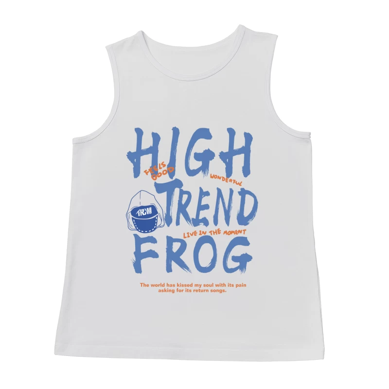Modisches Froschdesign mit inspirierendem Zitat Herren Tanktops