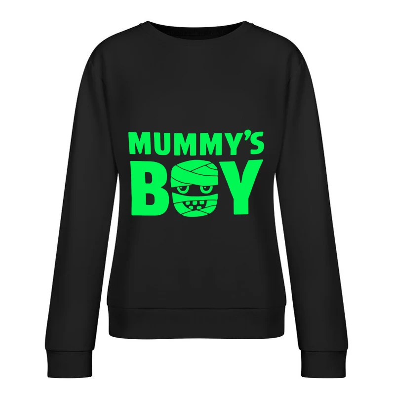 Mumienjunge Grafikdesign Damen Pullover Sweatshirt