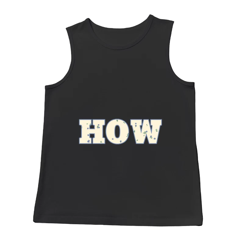 Florales HOW-Design Herren Tanktops