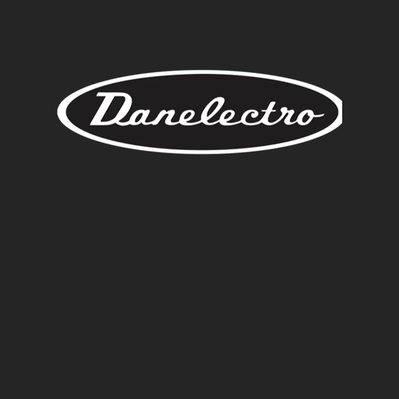 Vintage Danelectro Musical Equipment Logo in Black and White Female Pullover Sweatshirt