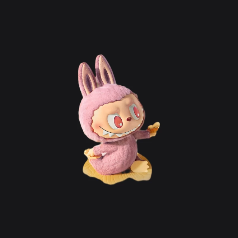 Manga-Plüschfigur in rosa Kostüm Herren Pullover Hoodie