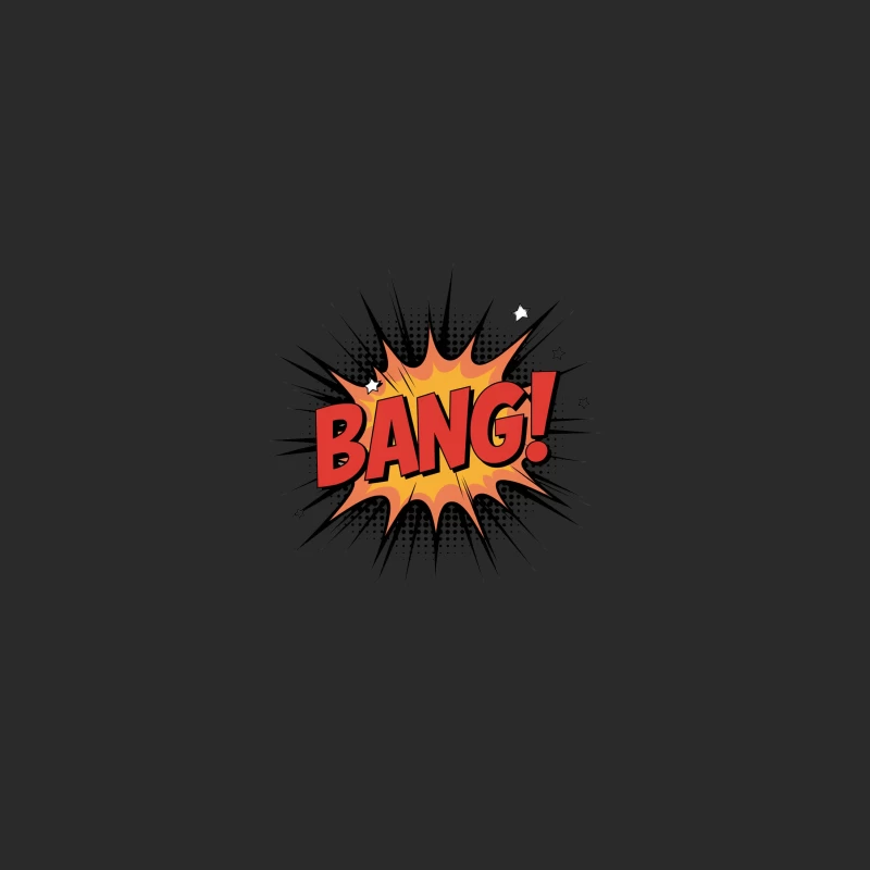 Explosive Comic Pop Art Text: BANG! Baseball Cap
