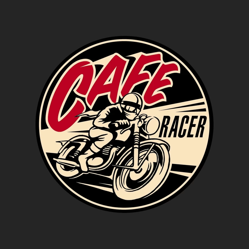 Klassischer Cafe Racer auf Motorrad Herren Pullover Sweatshirt