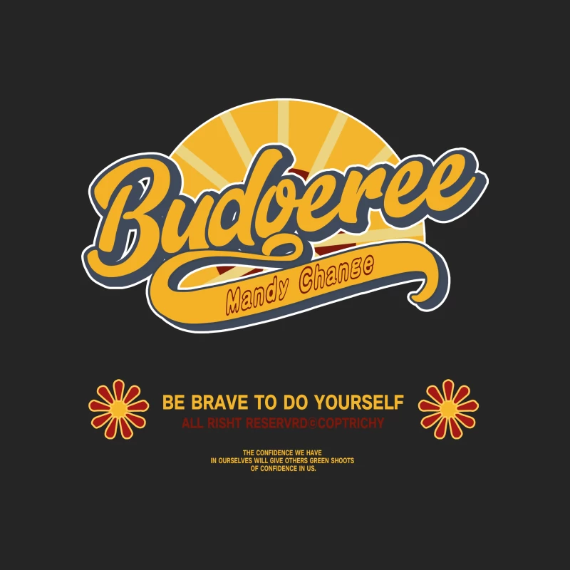 Budoeree Design mit Motivationsbotschaft Herren Pullover Sweatshirt