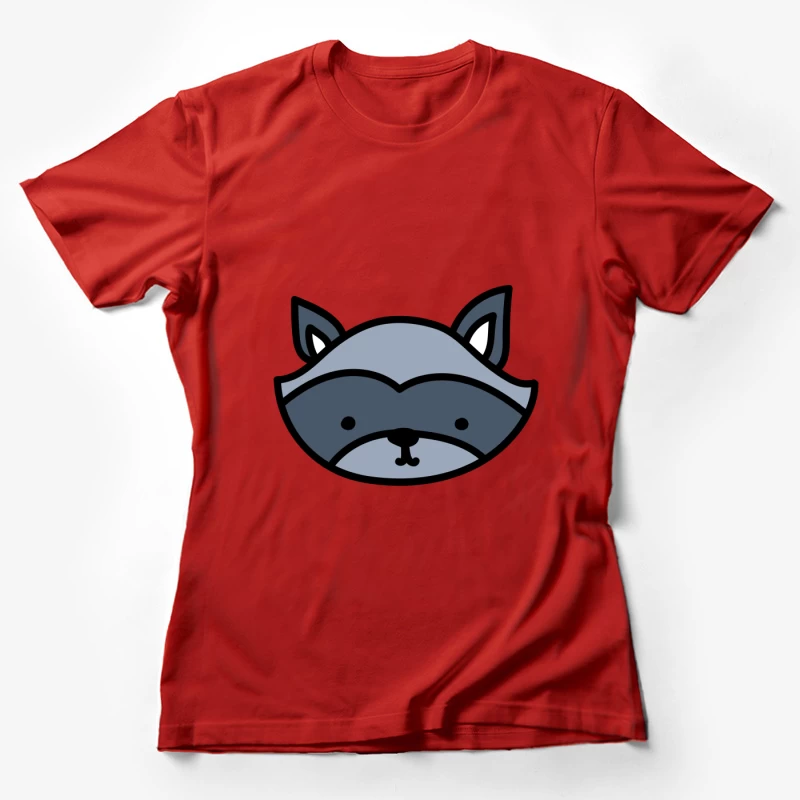 Illustration de Raton Laveur Minimaliste Femme T-Shirt