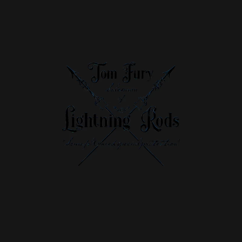 Tom Fury of the Lightning Rods Desk Mat