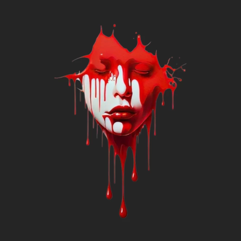 Bloody girl Male Pullover Sweatshirt
