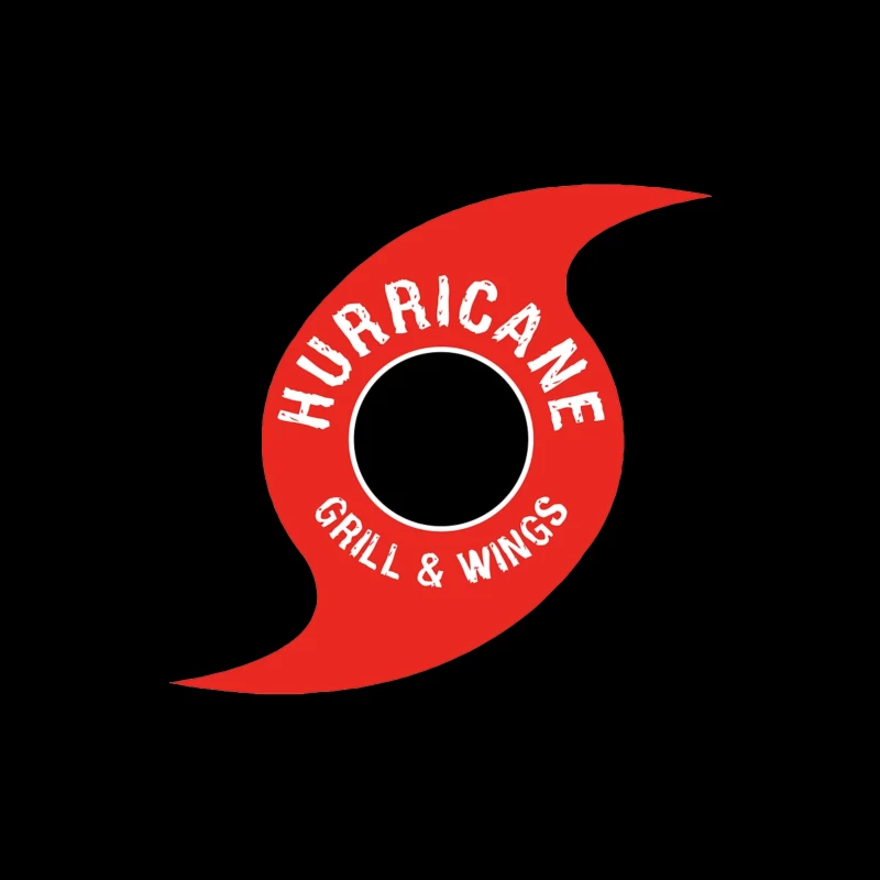 Hurricane Grill & Wings Restaurant Logo Design Tapestry