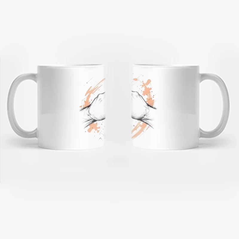 Fist Bump: A Symbolic Gesture of Unity and Solidarity Coffee Mug