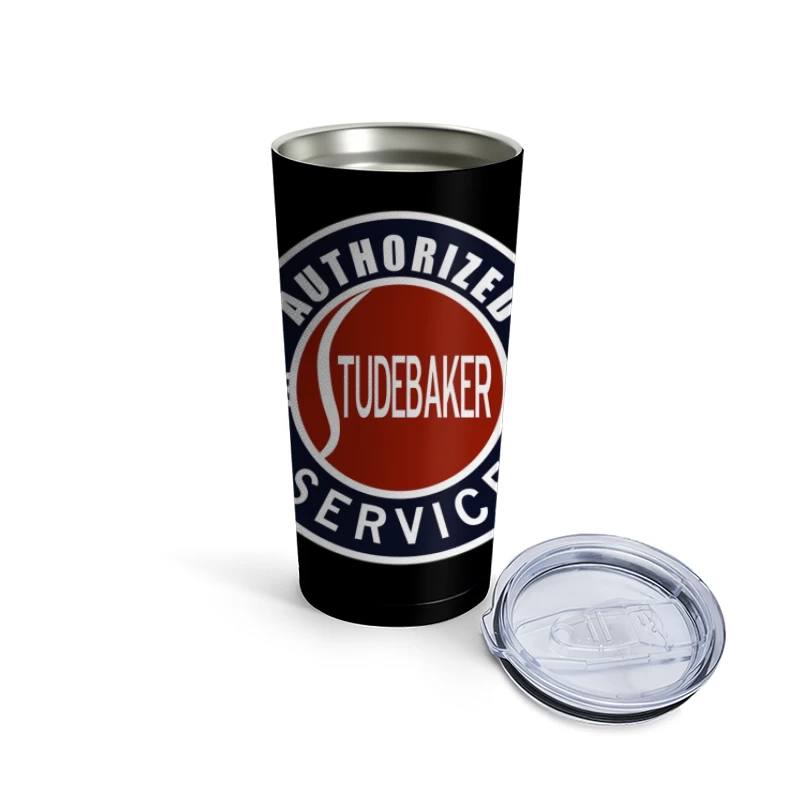 Vintage Authorized Studebaker Service Station Logo Travel Mug