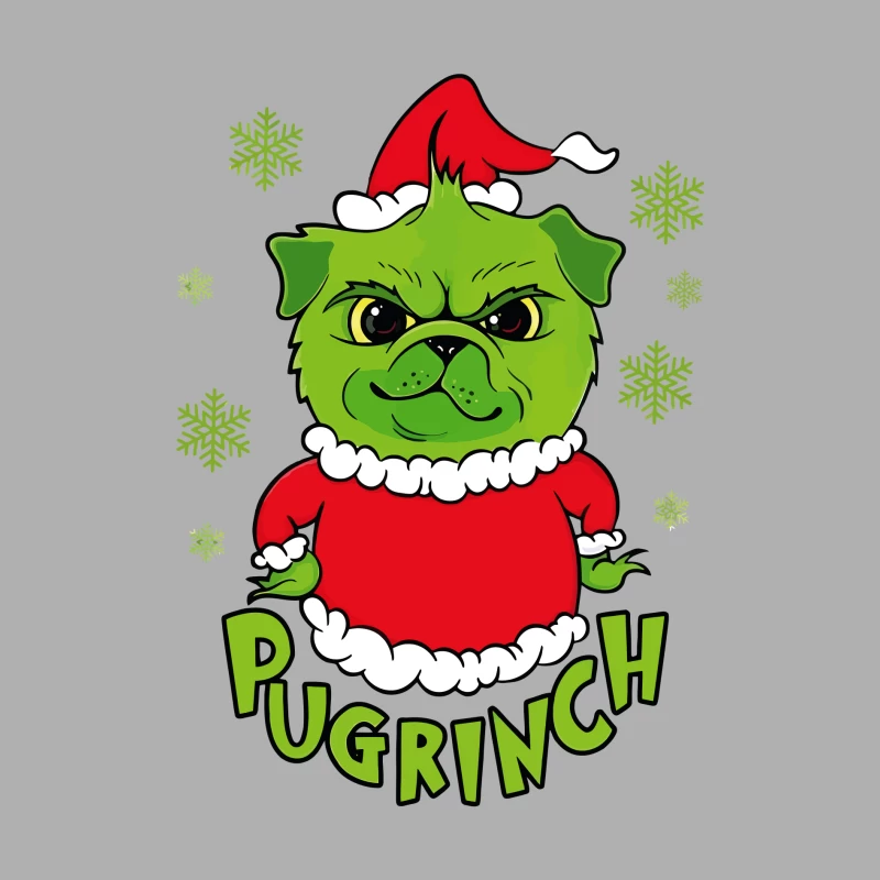 Pugrinch: Grumpy Holiday Cheer Male Tank Top