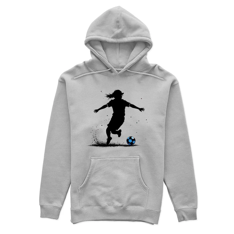 Dynamic Soccer Celebration Female Pullover Hoodie