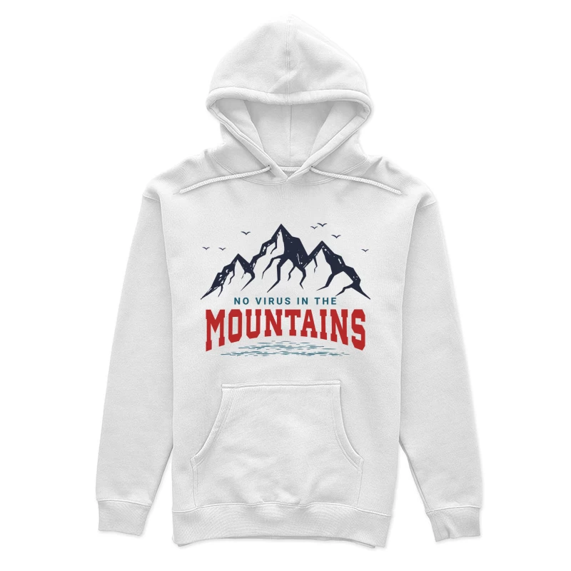 Keine Viren in den Bergen Damen Pullover Hoodie