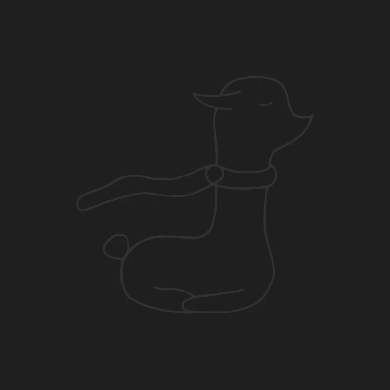 Chien élégant avec foulard Homme Débardeur