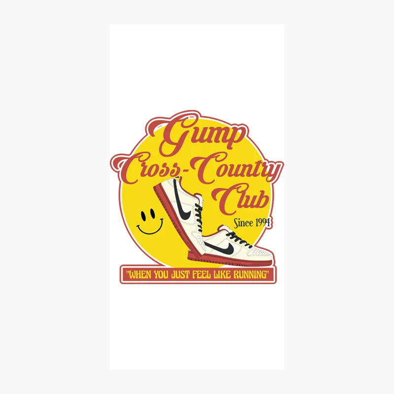 Forrest Gump Cross Country Club iPhone Case