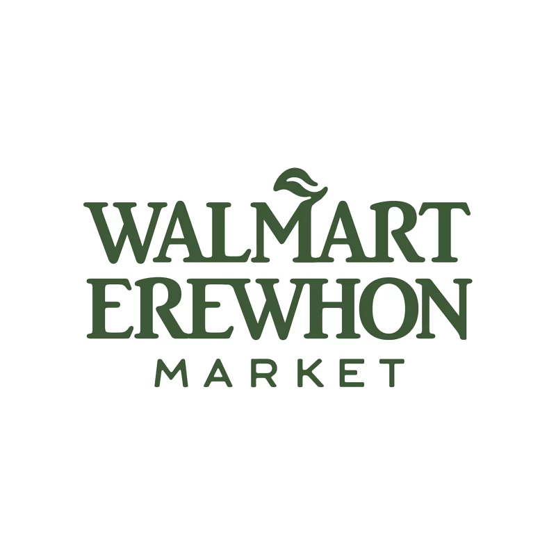 Walmart-Erewhon Market Logo Parody in Green Tapestry