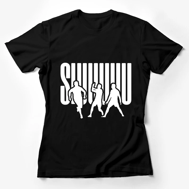 Dancing Silhouettes in Motion Female T-Shirt