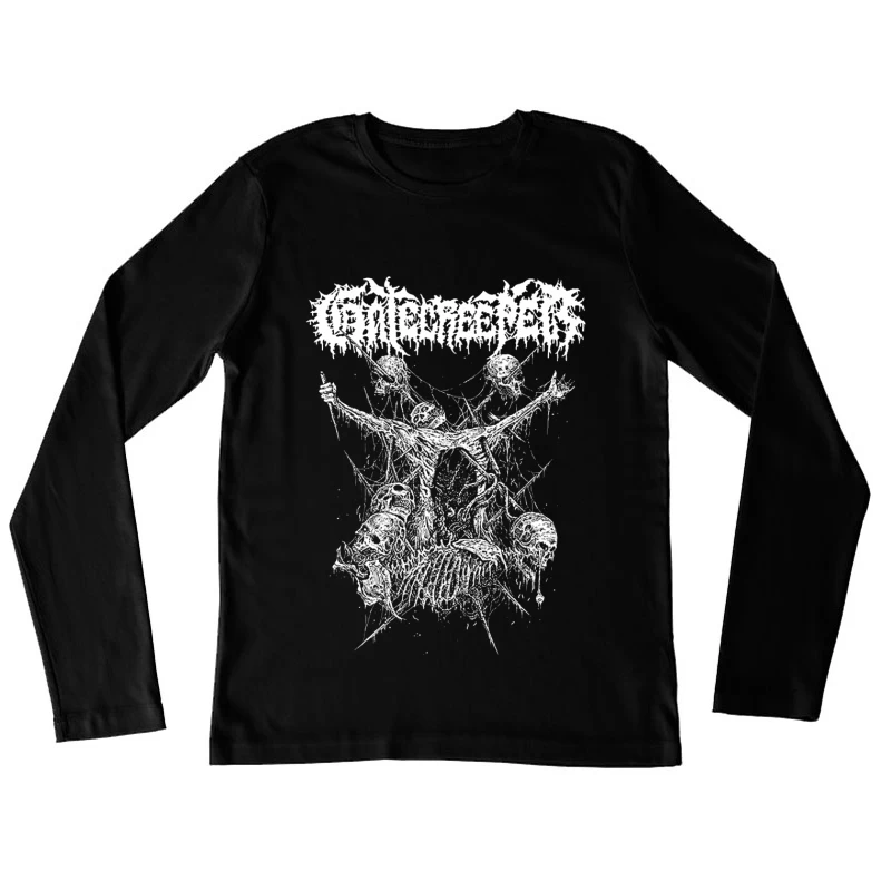 Gatecreeper Skulls Female Long Sleeve T-Shirt