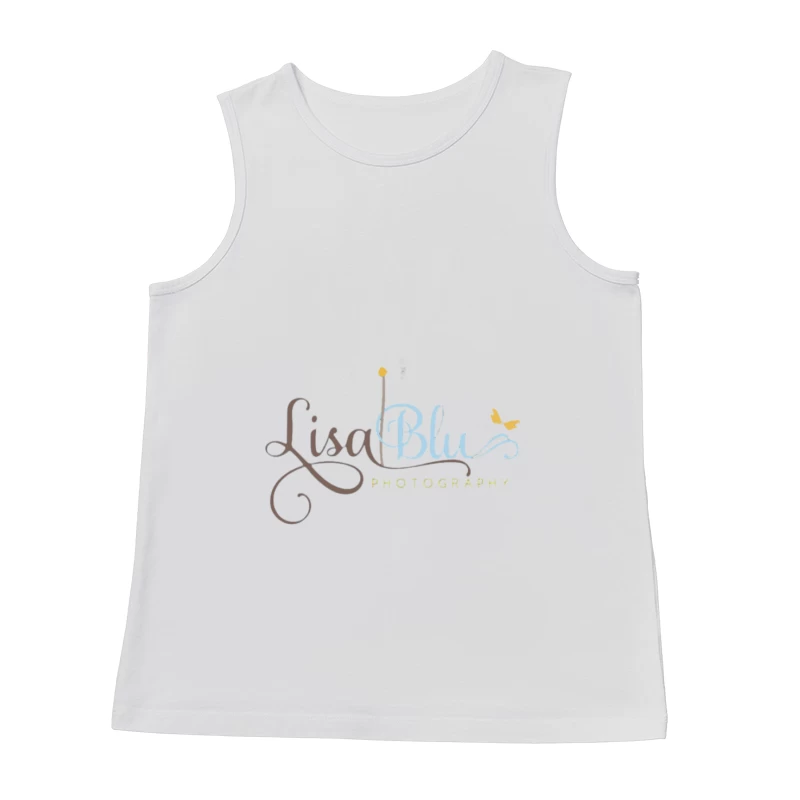 Logo Lisa Blu Fotografia con Farfalla Canotta Uomo