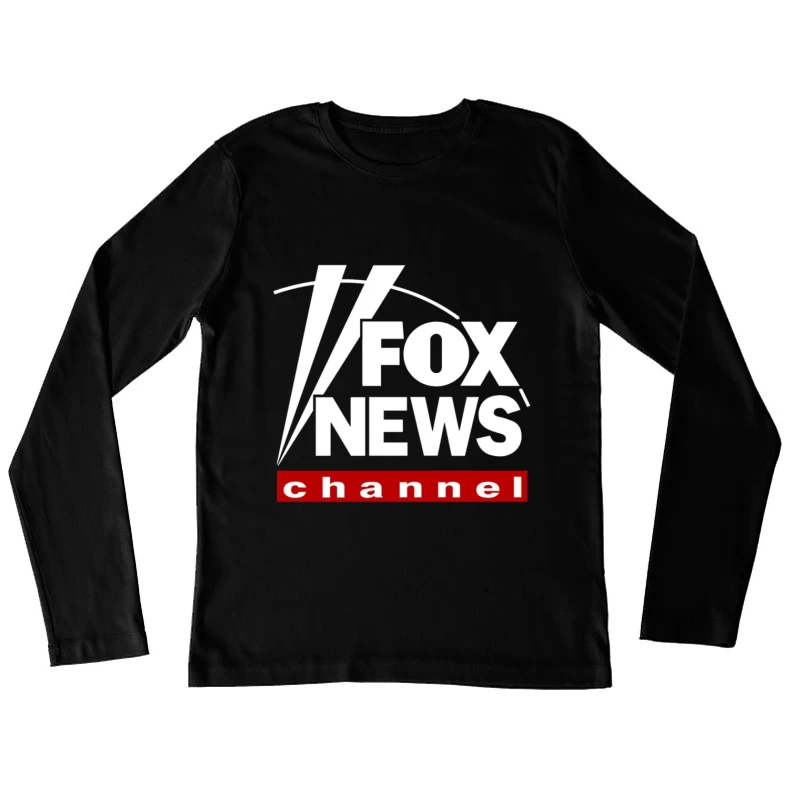 Fake News Channel Fox News Logo Female Long Sleeve T-Shirt