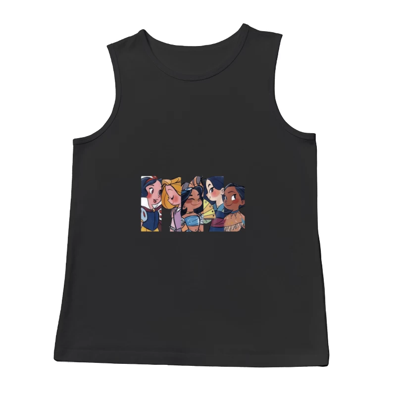 Illustration der Prinzessinnen-Treffen Herren Tanktops