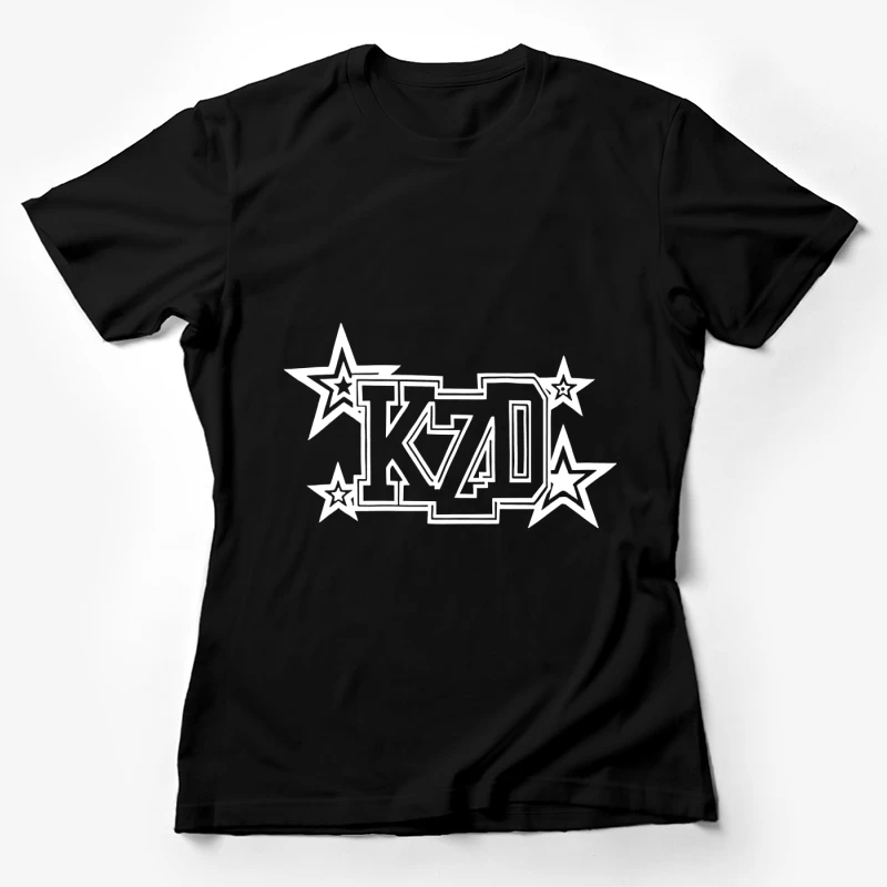 Stylisches KZD Sternlogo Damen T-Shirt