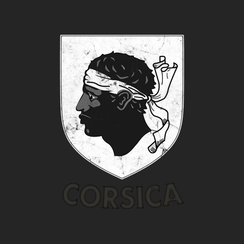 Corsica ---- Vintage Style Crest Design Female Pullover Sweatshirt